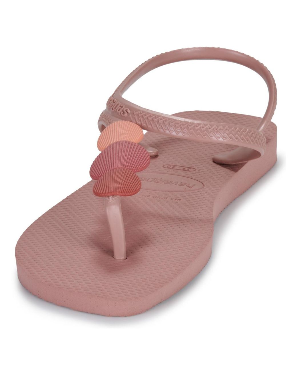 Havaianas Pink Flat Sandals Flash Urban Plus