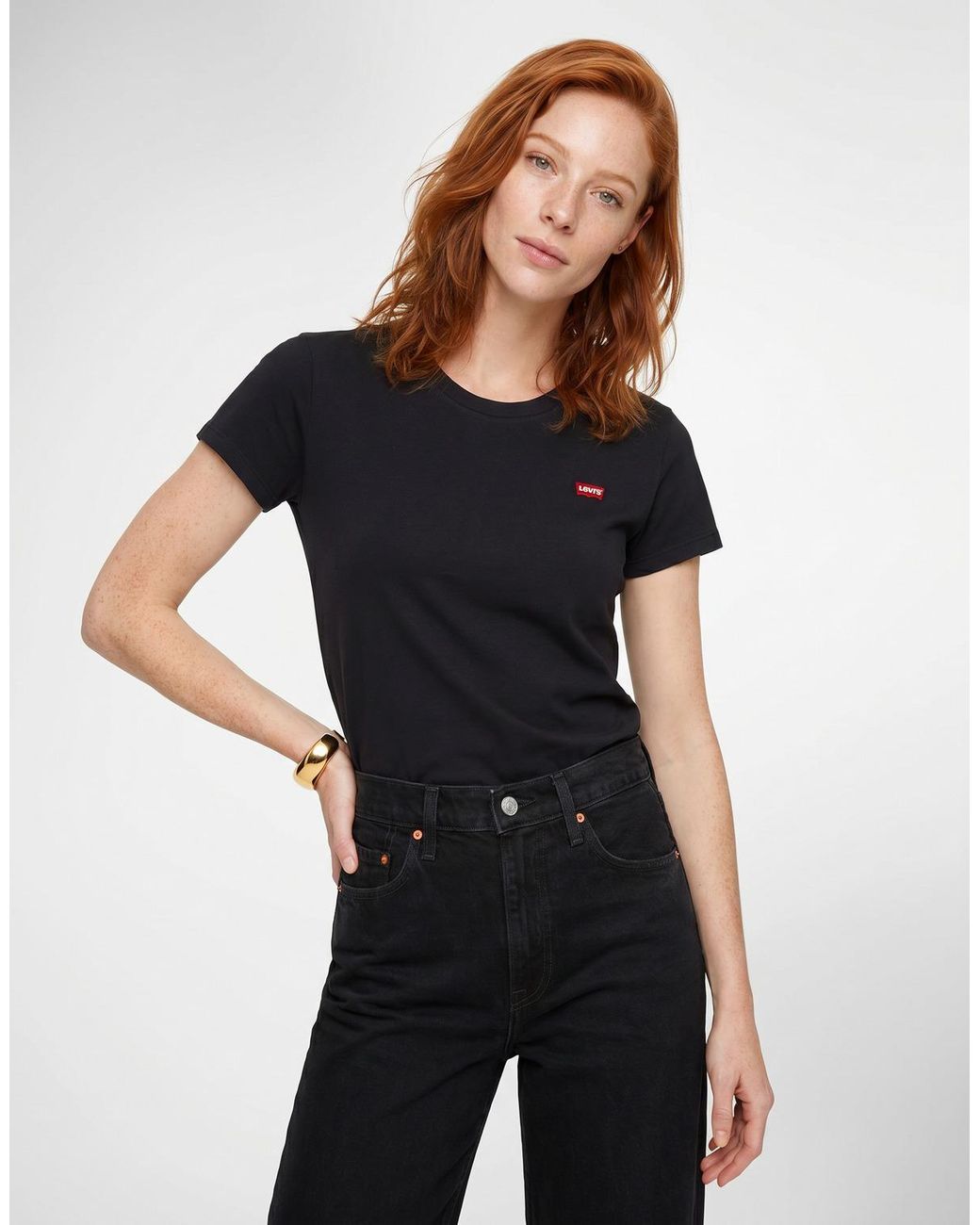 Levi's Levis Perfect Tee Women's T Shirt In Black