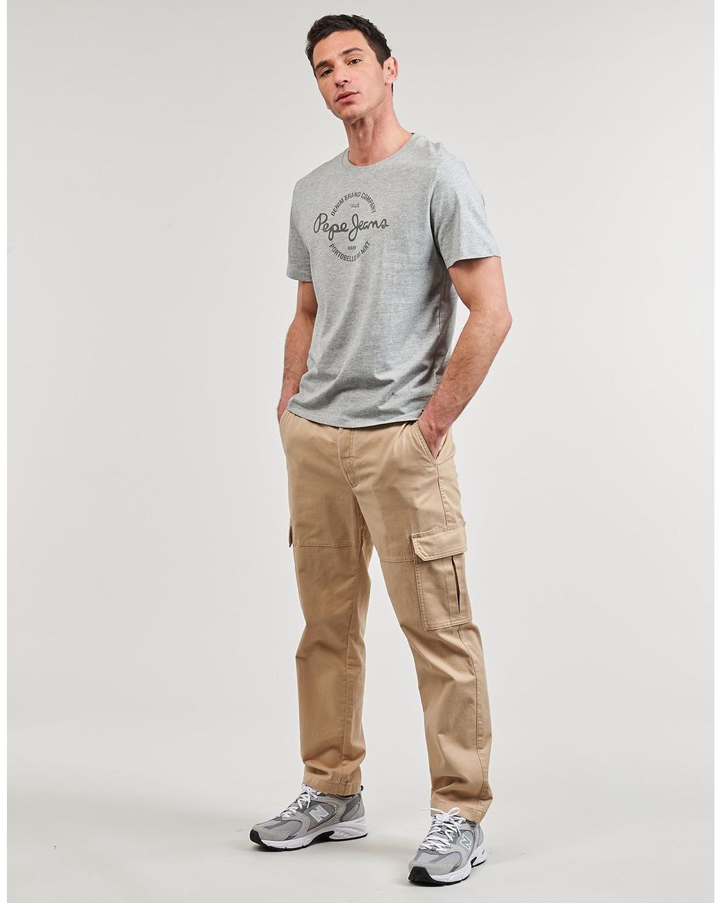 Pepe Jeans Gray T Shirt Craigton for men