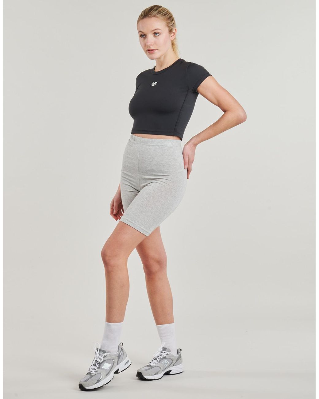 New Balance Black T Shirt Nb Harmony Fitted T-shirt