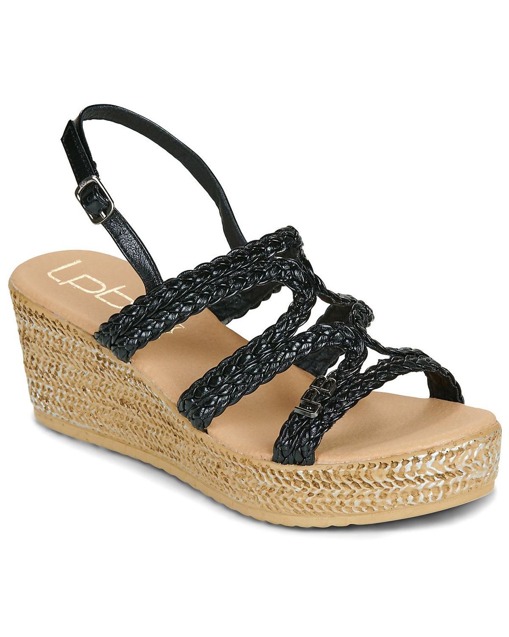 Les Petites Bombes Metallic Sandals Niza