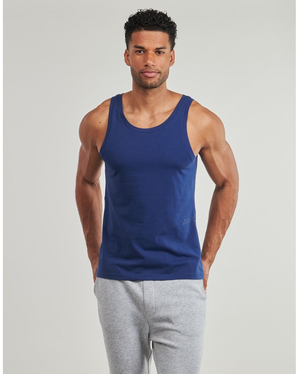 Sloggi Blue Bodysuits Slg Base Tank Top for men