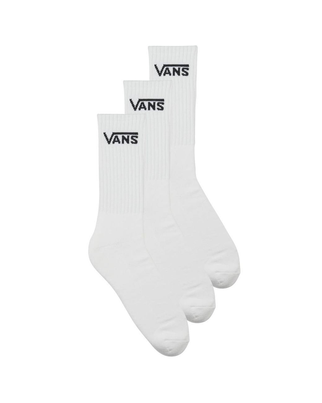 Vans White High Socks M Classic Crew