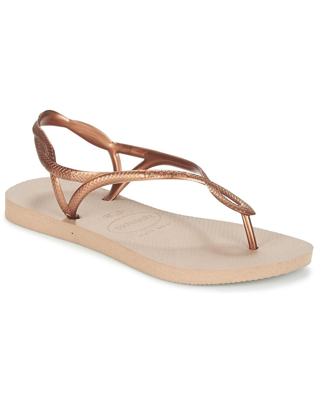 Havaianas Pink Flat Sandals Luna