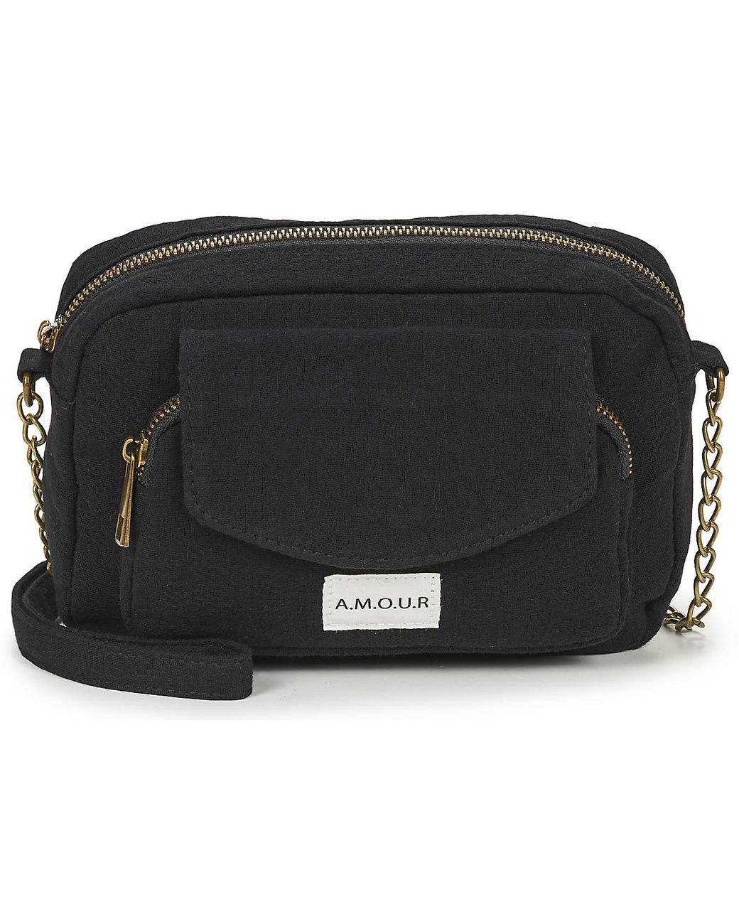 Pieces Black Shoulder Bag Pcjoline Quote Cross Body