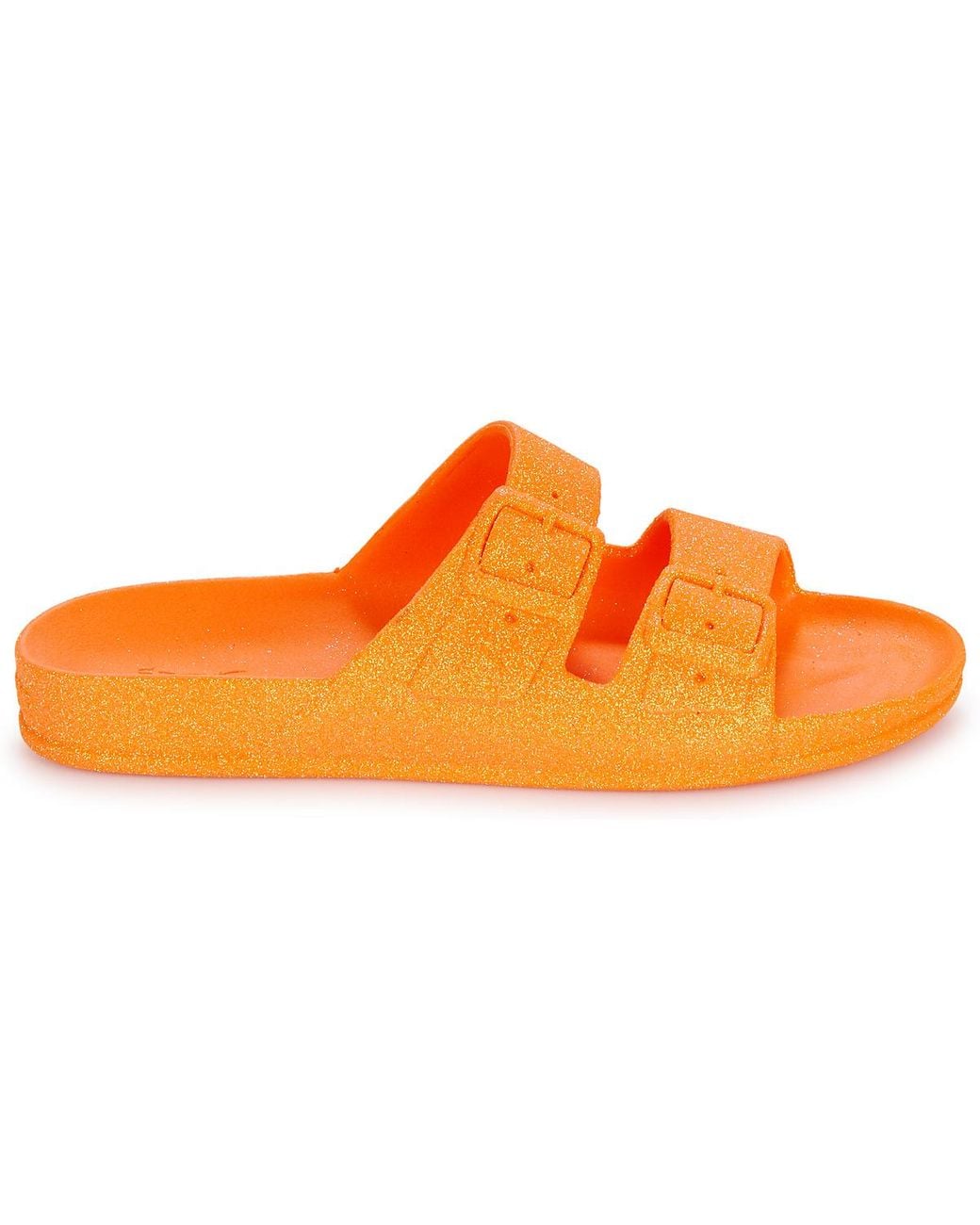 CACATOES Orange Mules / Casual Shoes Neon Fluo