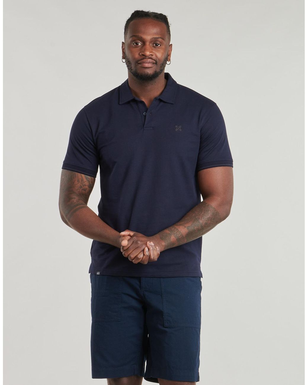 Oxbow Blue Polo Shirt R1timeless for men