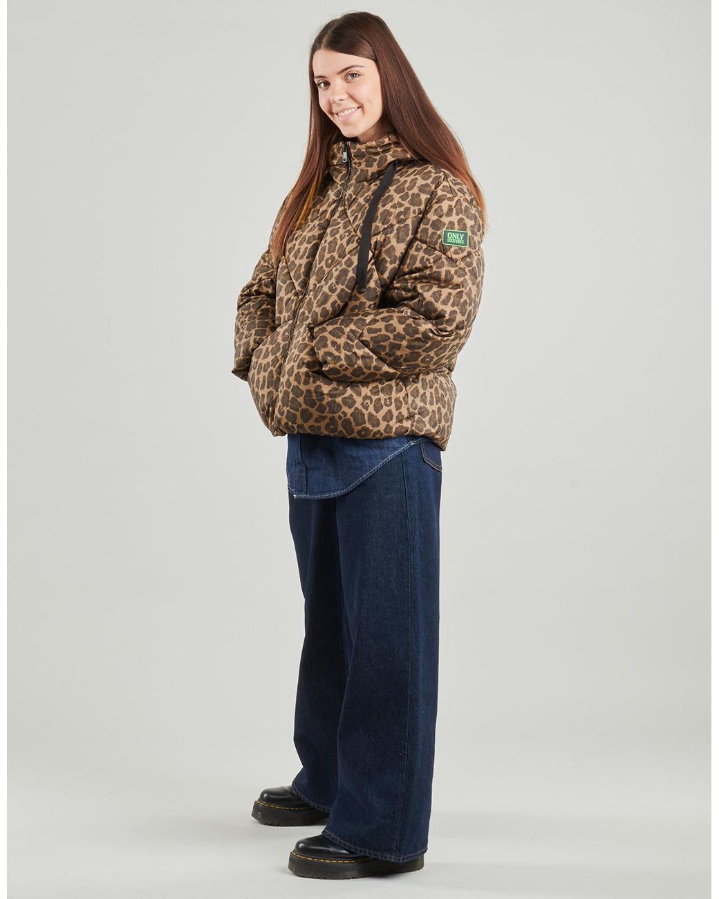 ONLY Brown Duffel Coats Onlasti Life Short Puffer