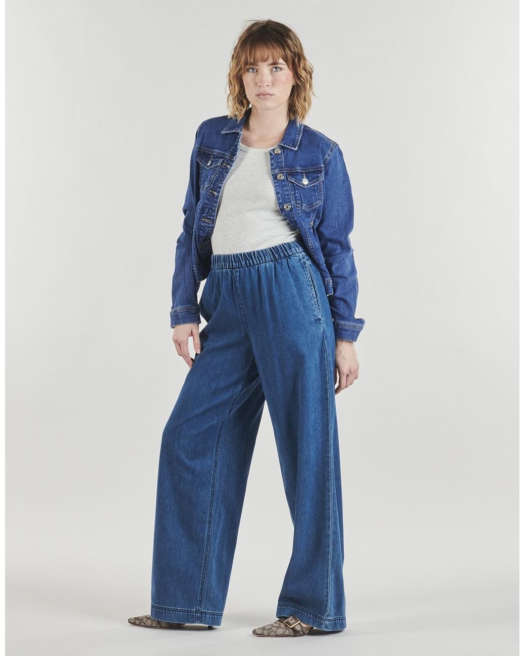 ONLY Blue Denim Jacket Onlwonder