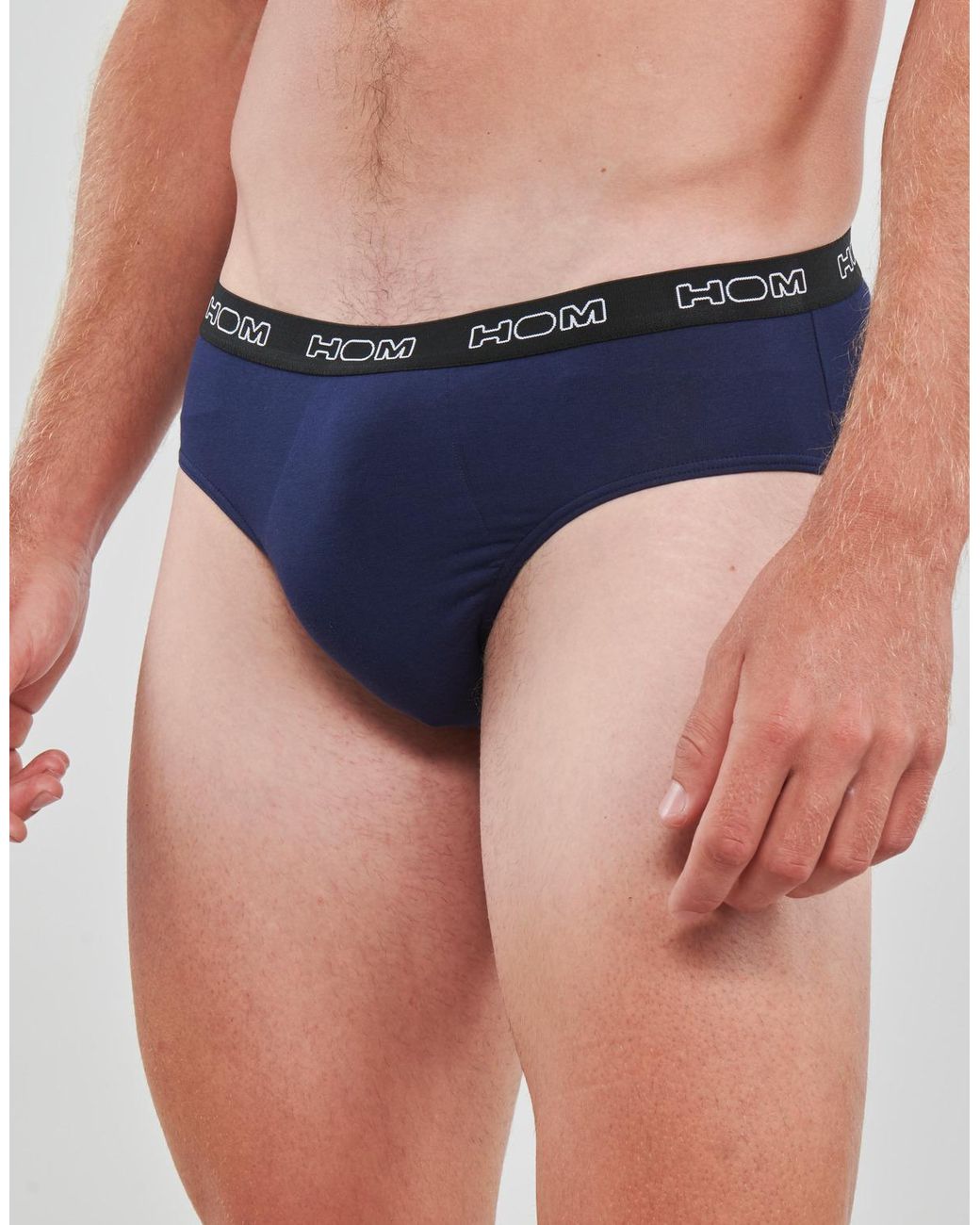 Hom Blue Underpants / Brief Boxerlines X3 for men