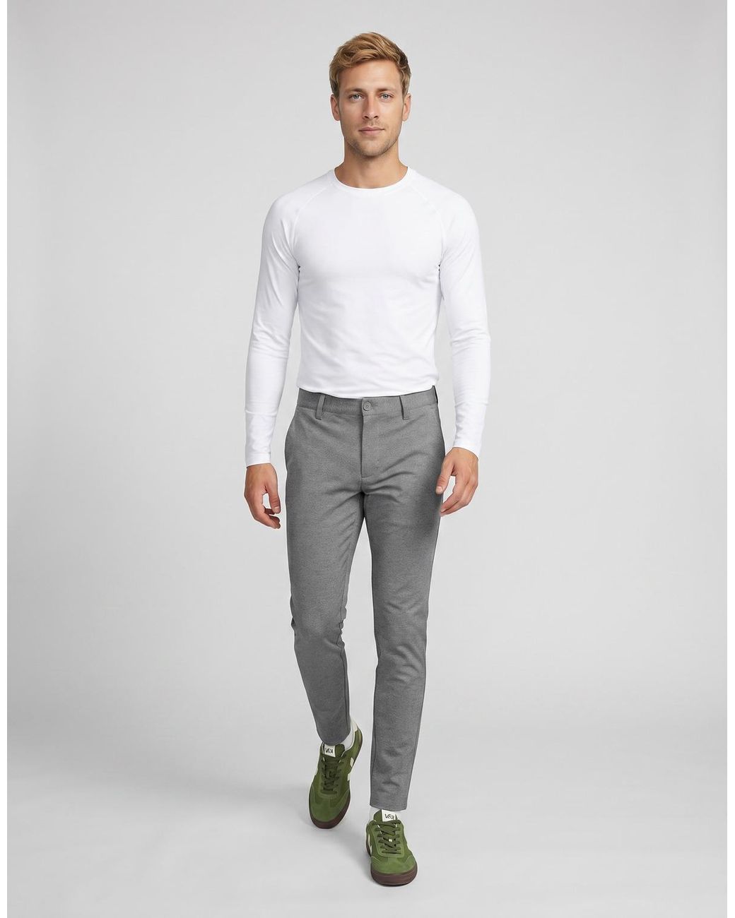 Only & Sons Gray Onsmark Pant Gw 0209 Trousers for men