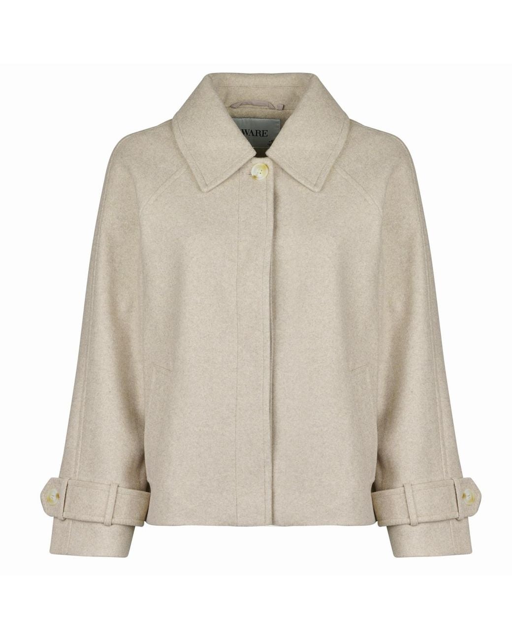 Vero Moda Natural Coat Awsabine Ls Short