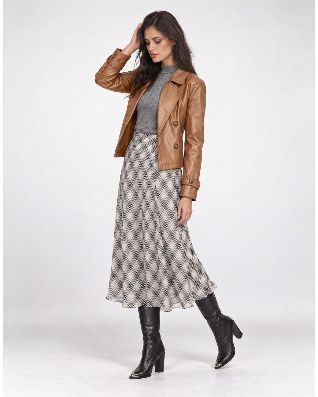 Vero Moda Brown Trench Coat Vmcaiamollie Short Coated Trenchcoat