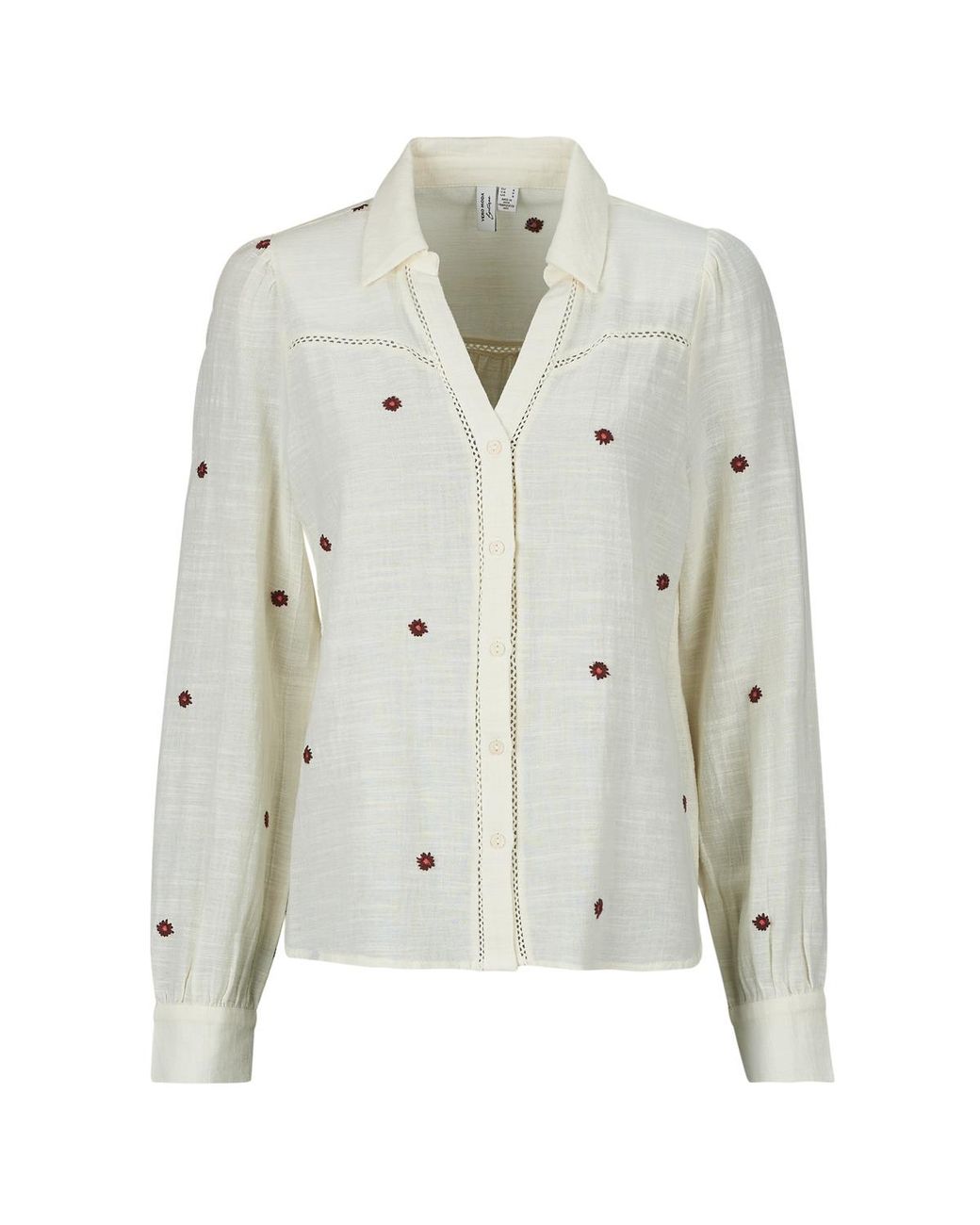Vero Moda Gray Blouse Vmjillian Ls Shirt