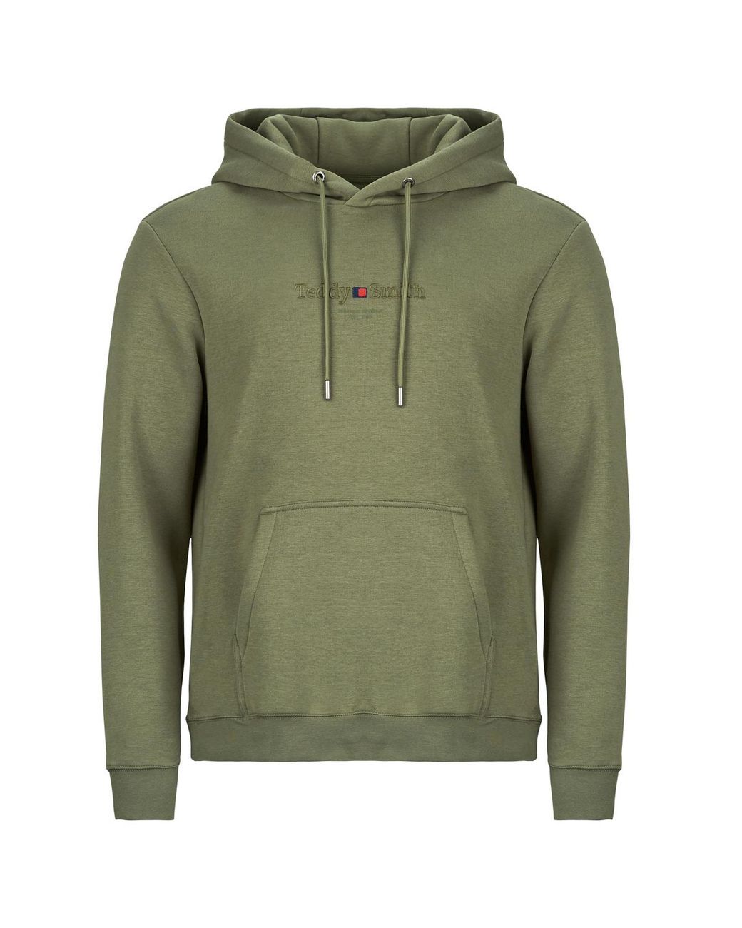 Teddy Smith Green Hoodies S-jim Hoody for men