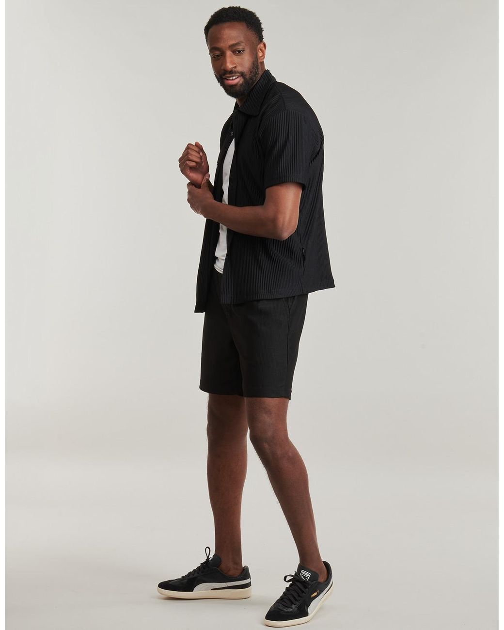 Only & Sons Black Shorts Onstel for men