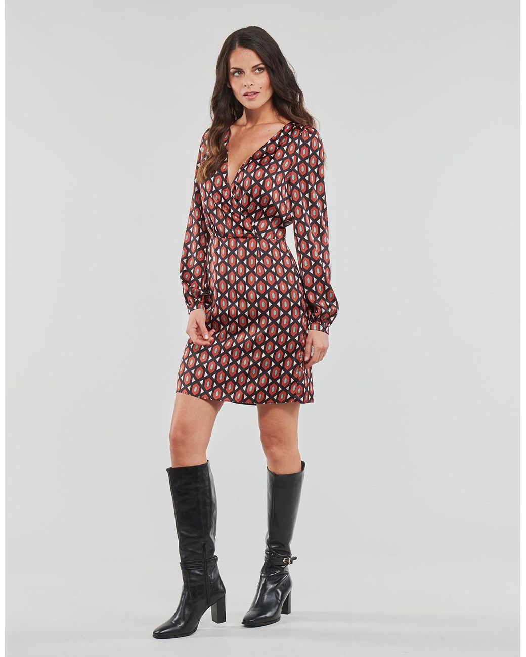 Naf Naf Red Lestudio Dress