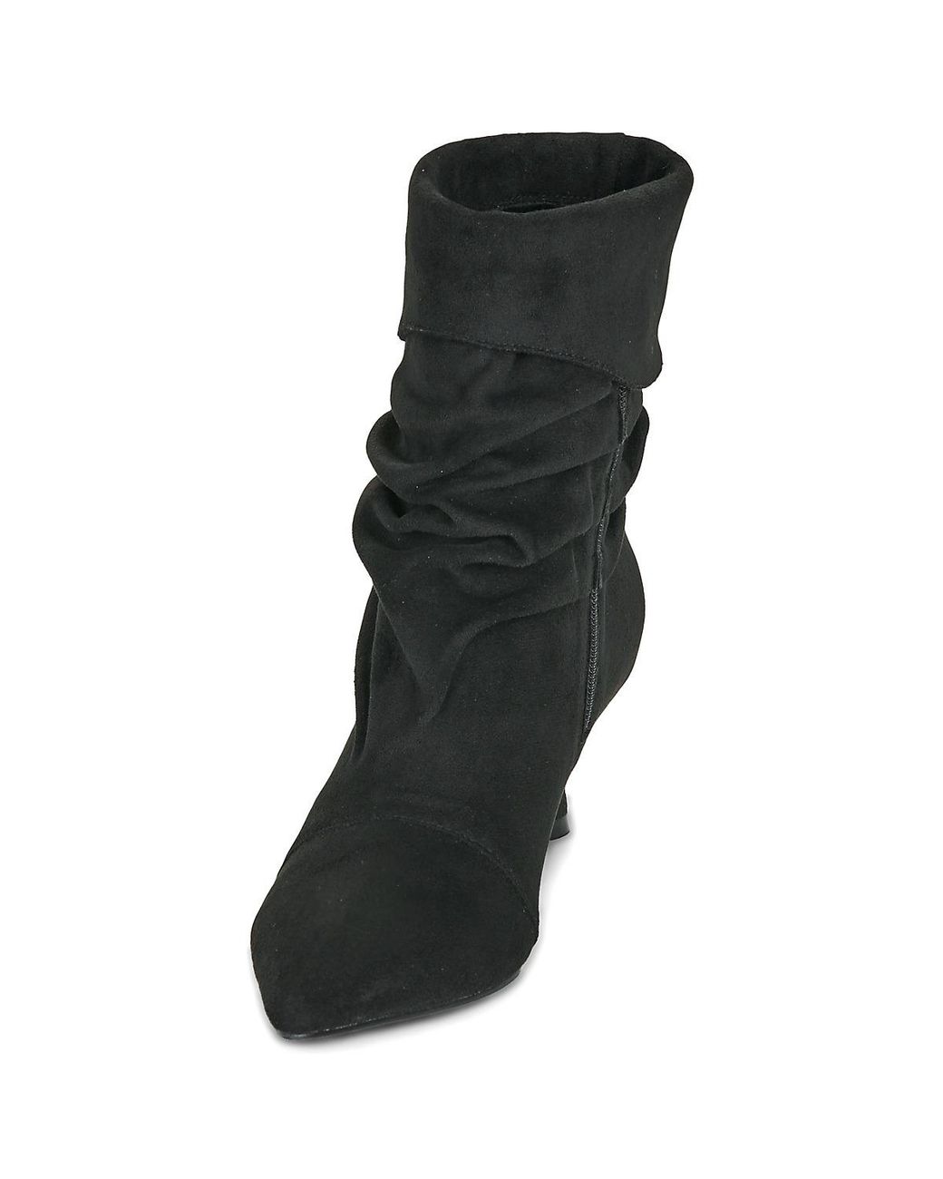 Les Petites Bombes Black Low Ankle Boots Pauliana
