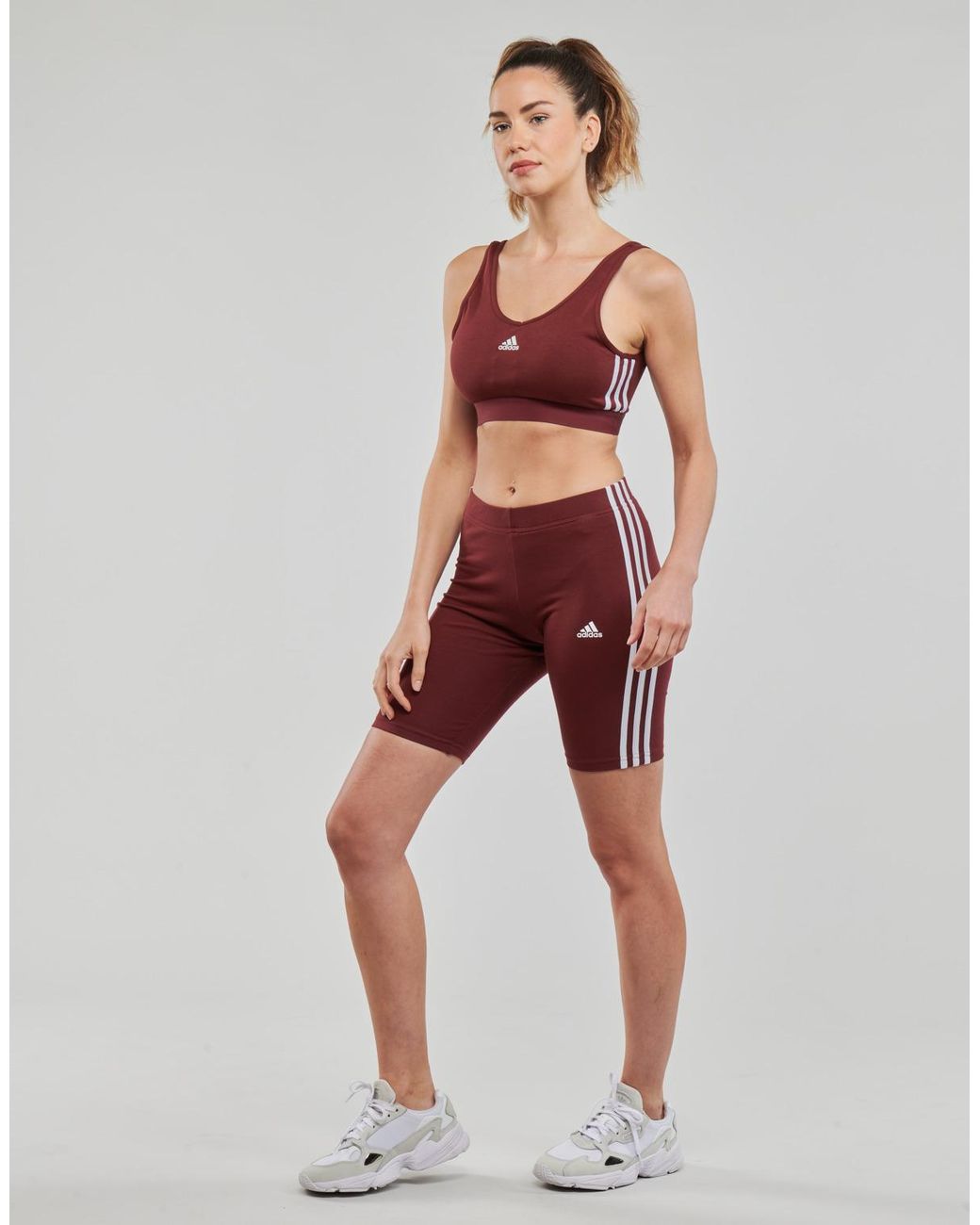 Adidas Red Tights 3s Bk Sho