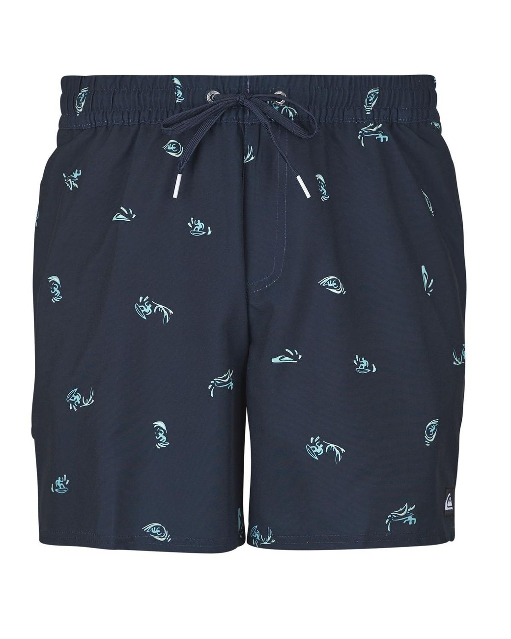 Quiksilver Blue Trunks / Swim Shorts Stretch Printed Volley 16 for men