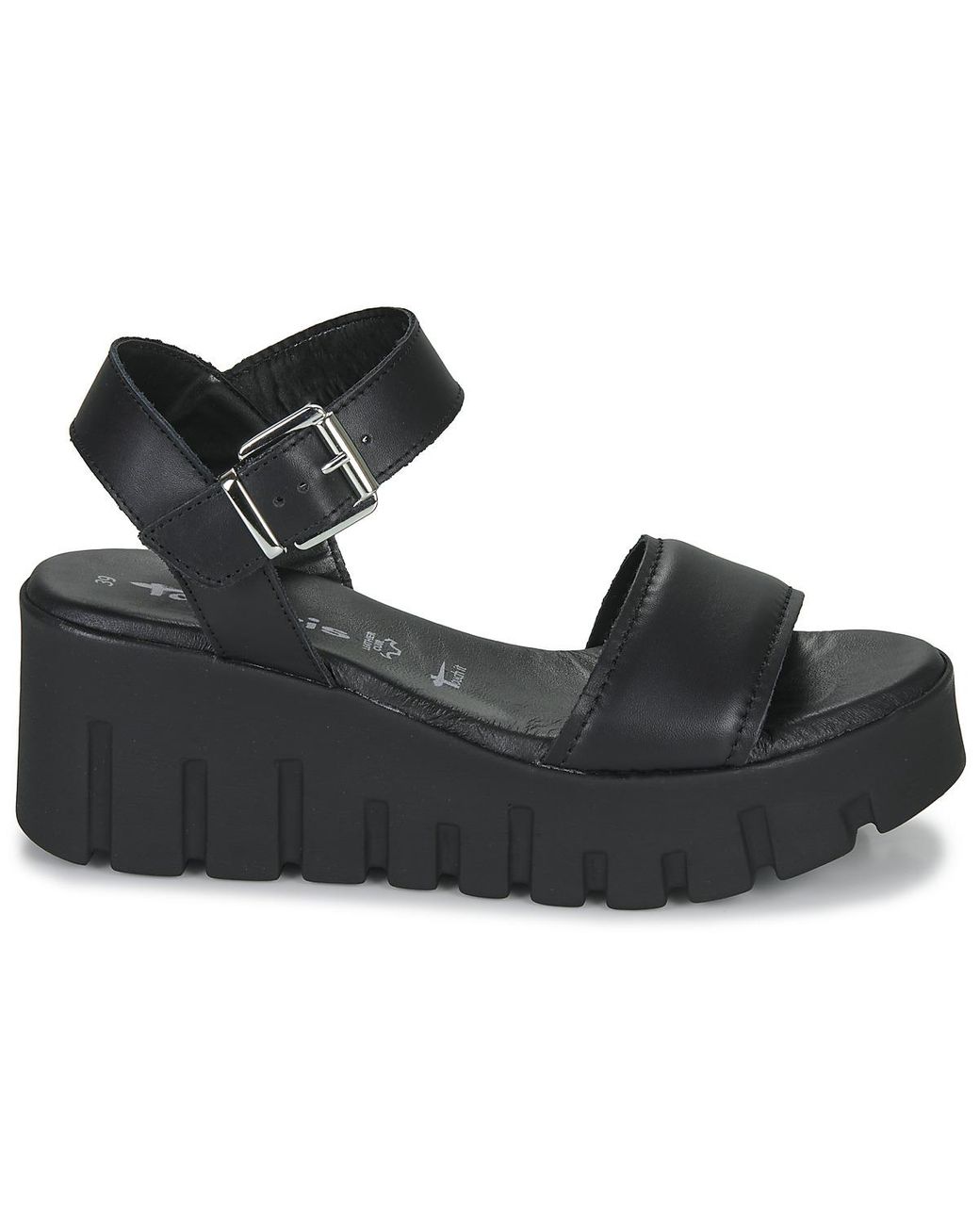 Tamaris Black Heeled Sandals 28712-003
