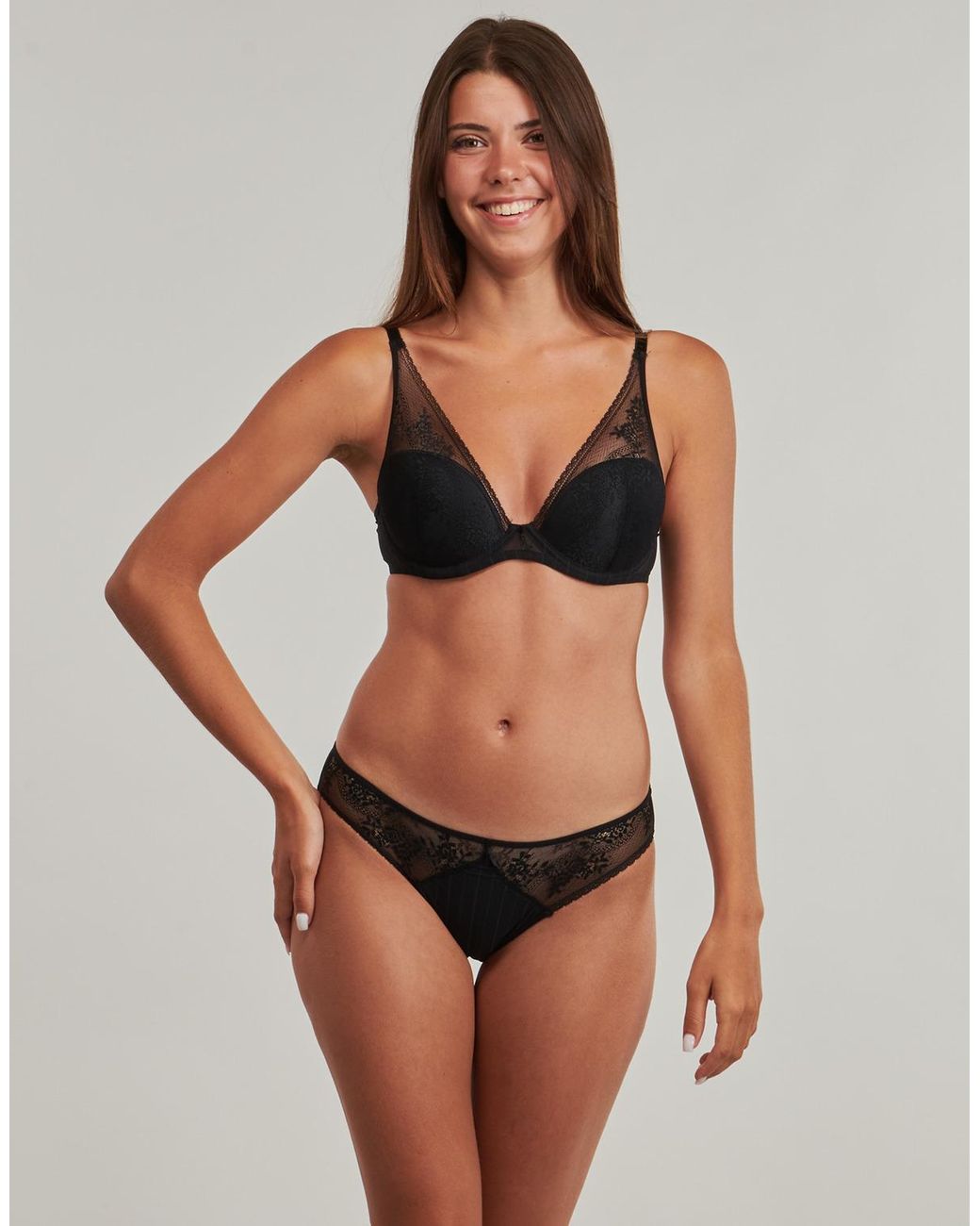 Passionata Black Knickers/panties Maddie Brief