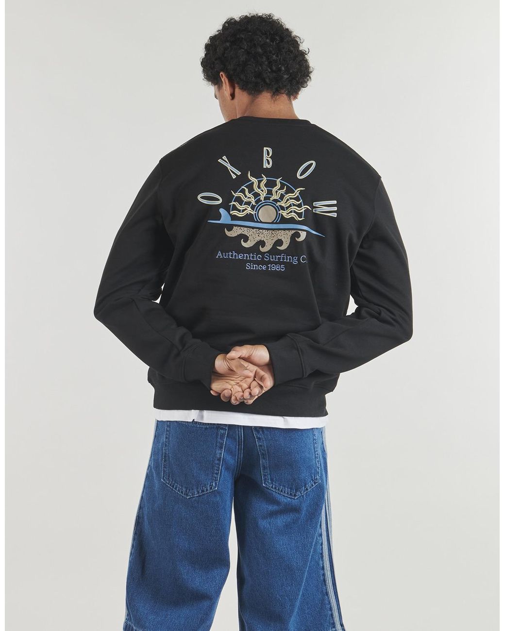 Oxbow Black Hoodies S1sandbar for men