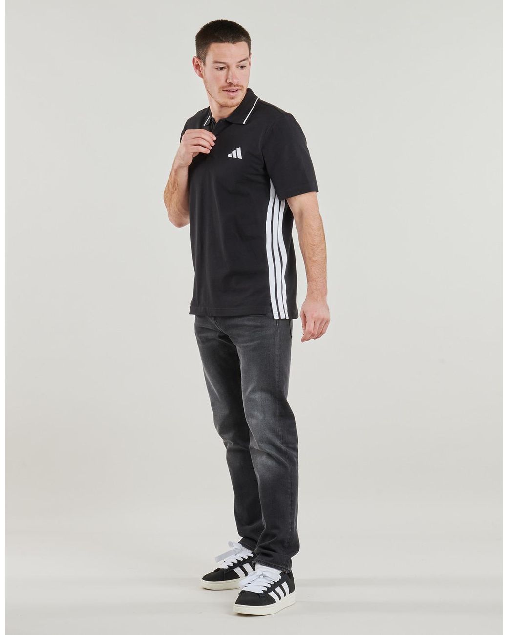 Adidas Black Polo Shirt Je6380 for men