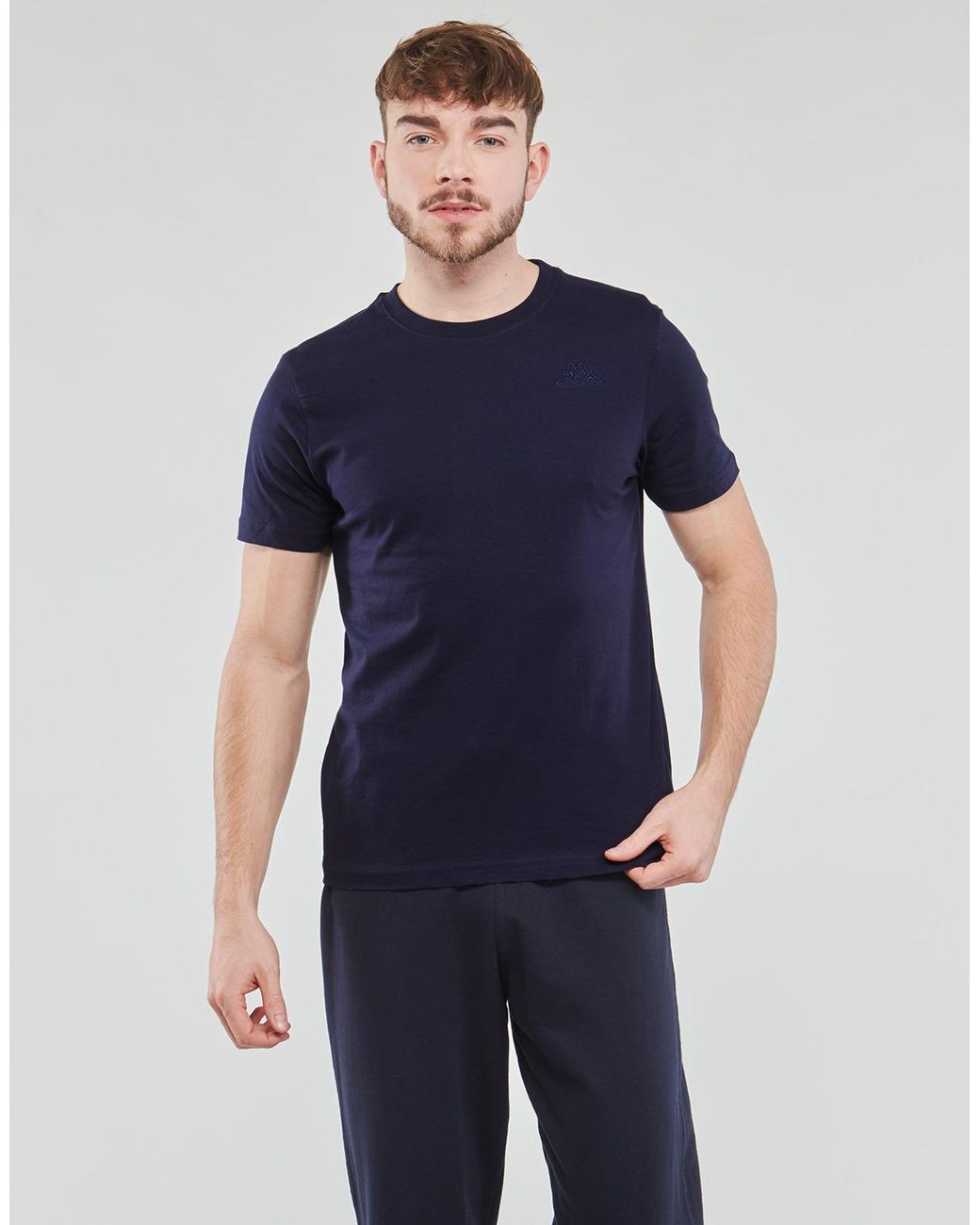 Kappa Blue T Shirt Cafers for men