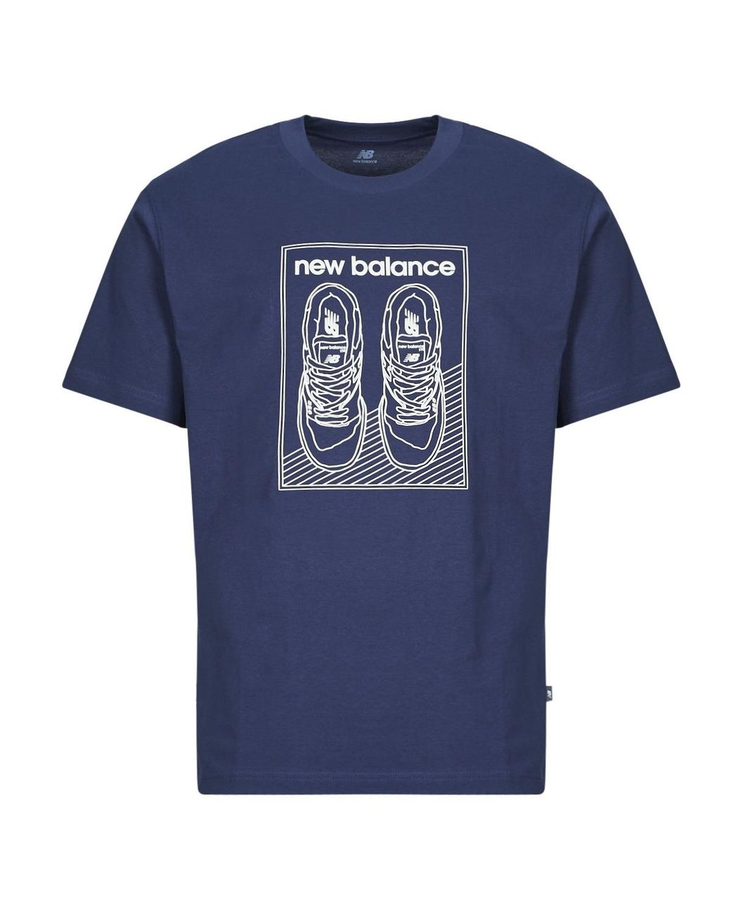 New Balance Blue T Shirt Graphic Jersey Tee for men