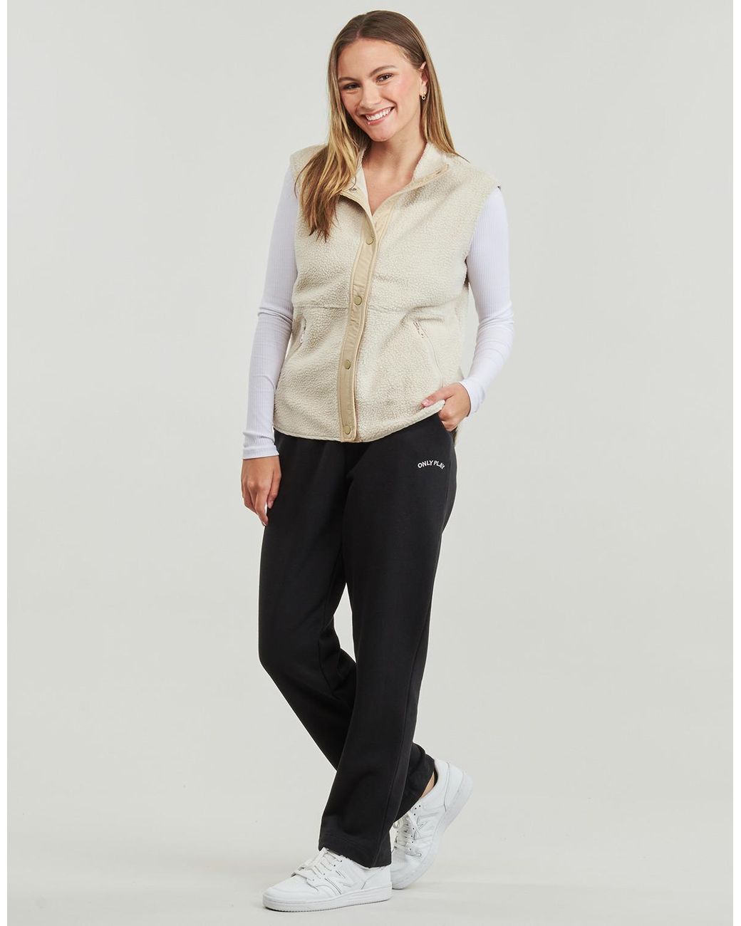 Only Play Natural Fleece Jacket Onpfly