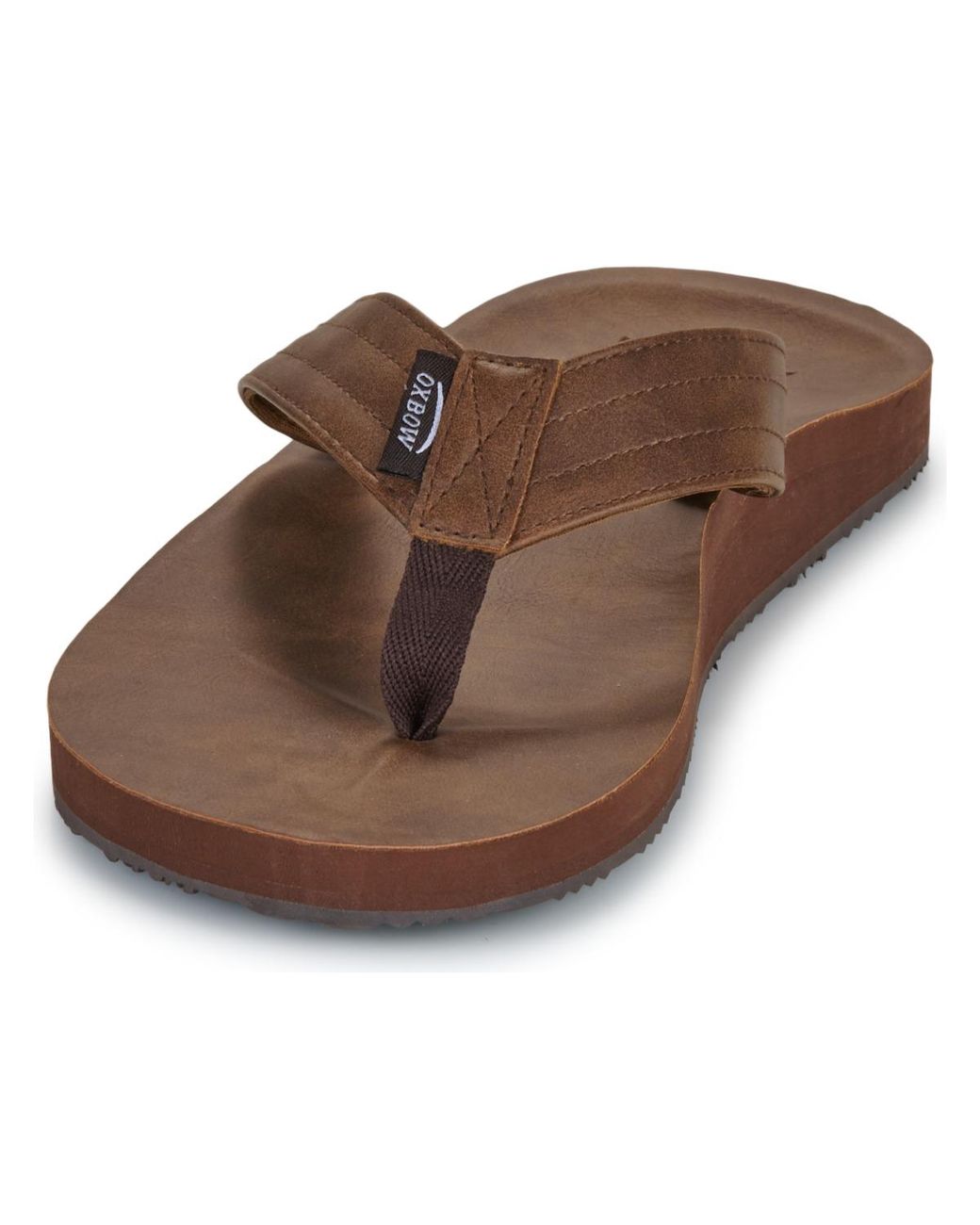 Oxbow Brown Flip Flops / Sandals (shoes) S1rincon for men
