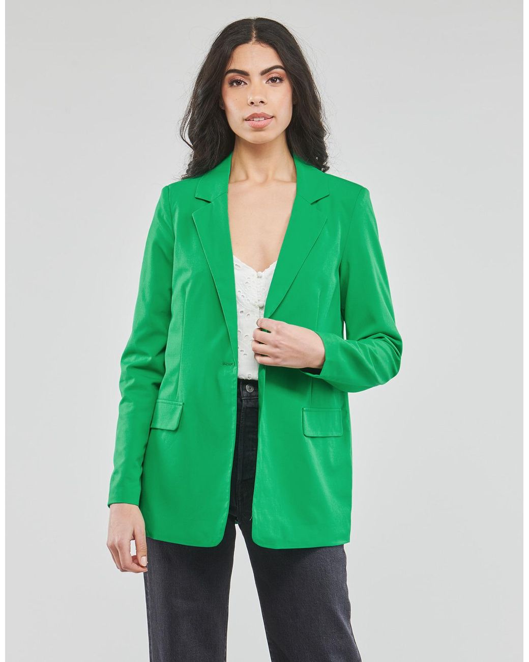 Vero Moda Green Jacket Vmzelda L/s Blazer Noos