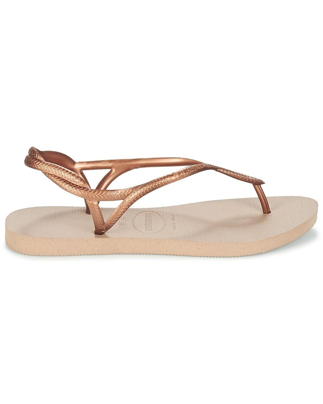 Havaianas Pink Flat Sandals Luna