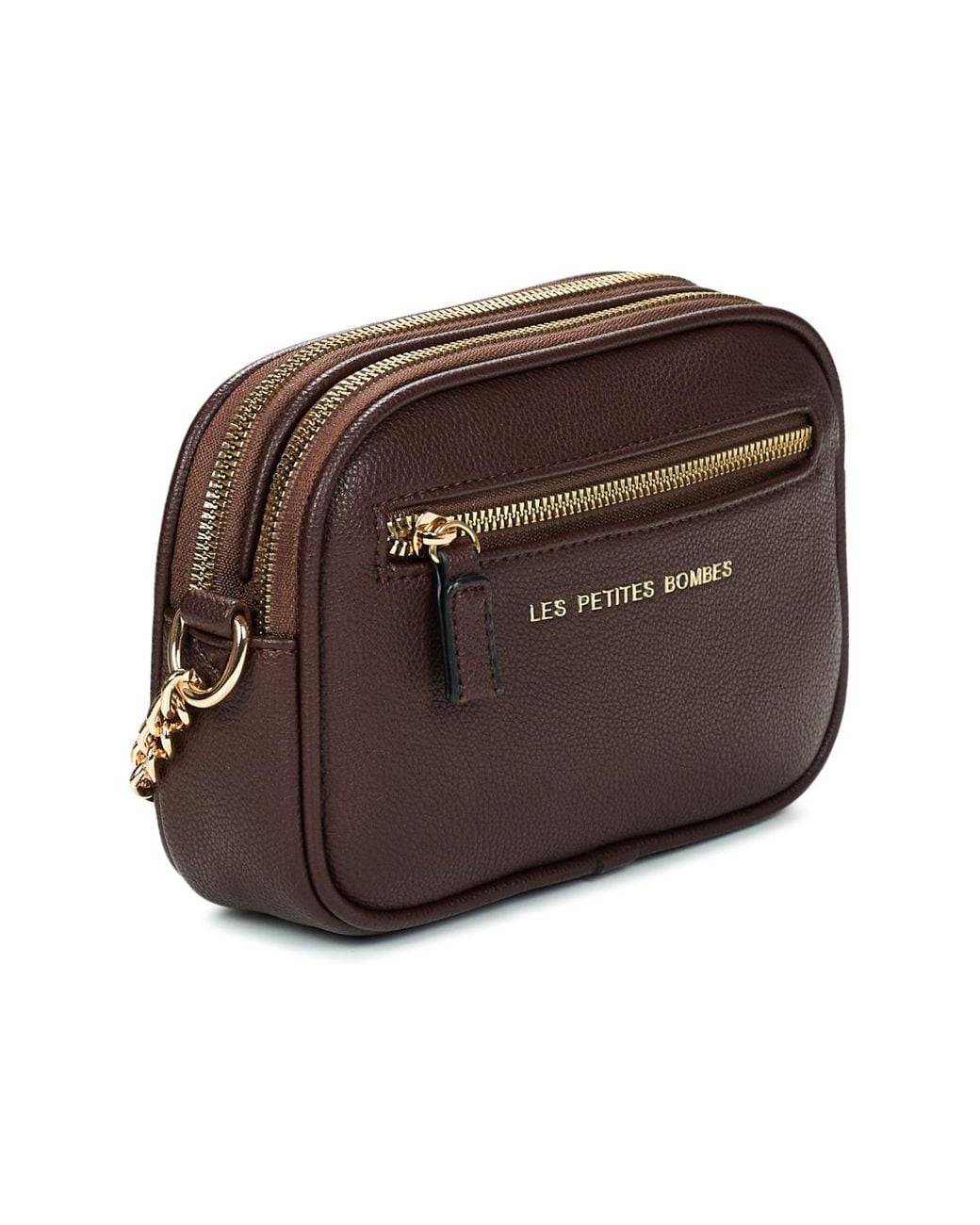 Les Petites Bombes Brown Shoulder Bag Albane