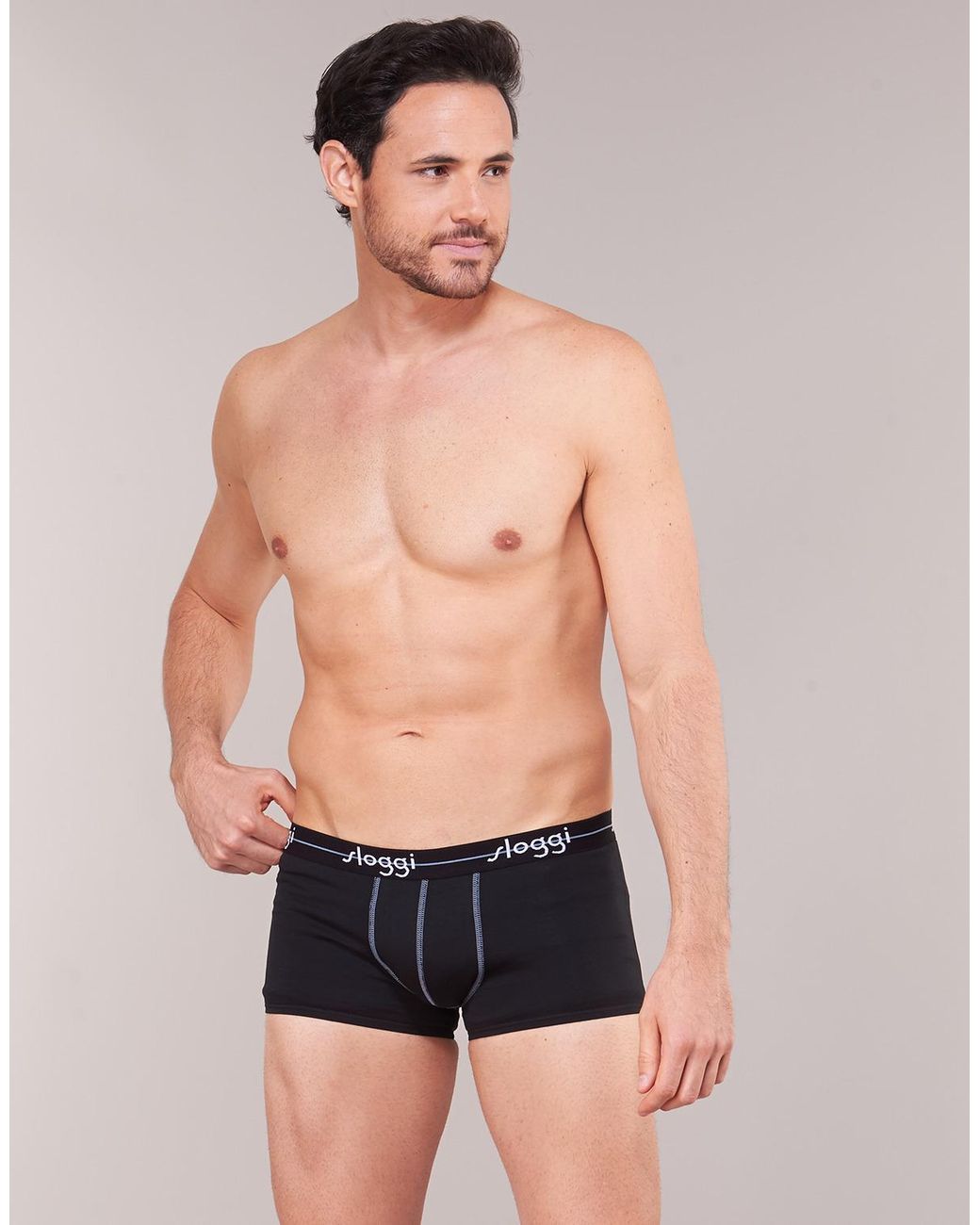 Sloggi Gray Boxer Shorts Men Start X 2 for men
