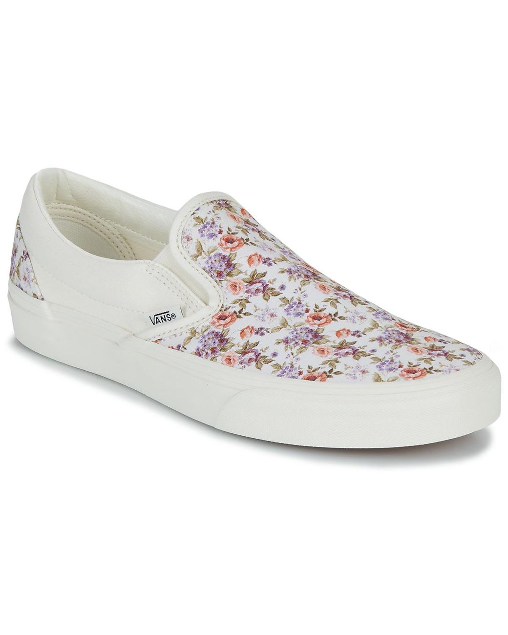 Womans white hotsell slip on vans