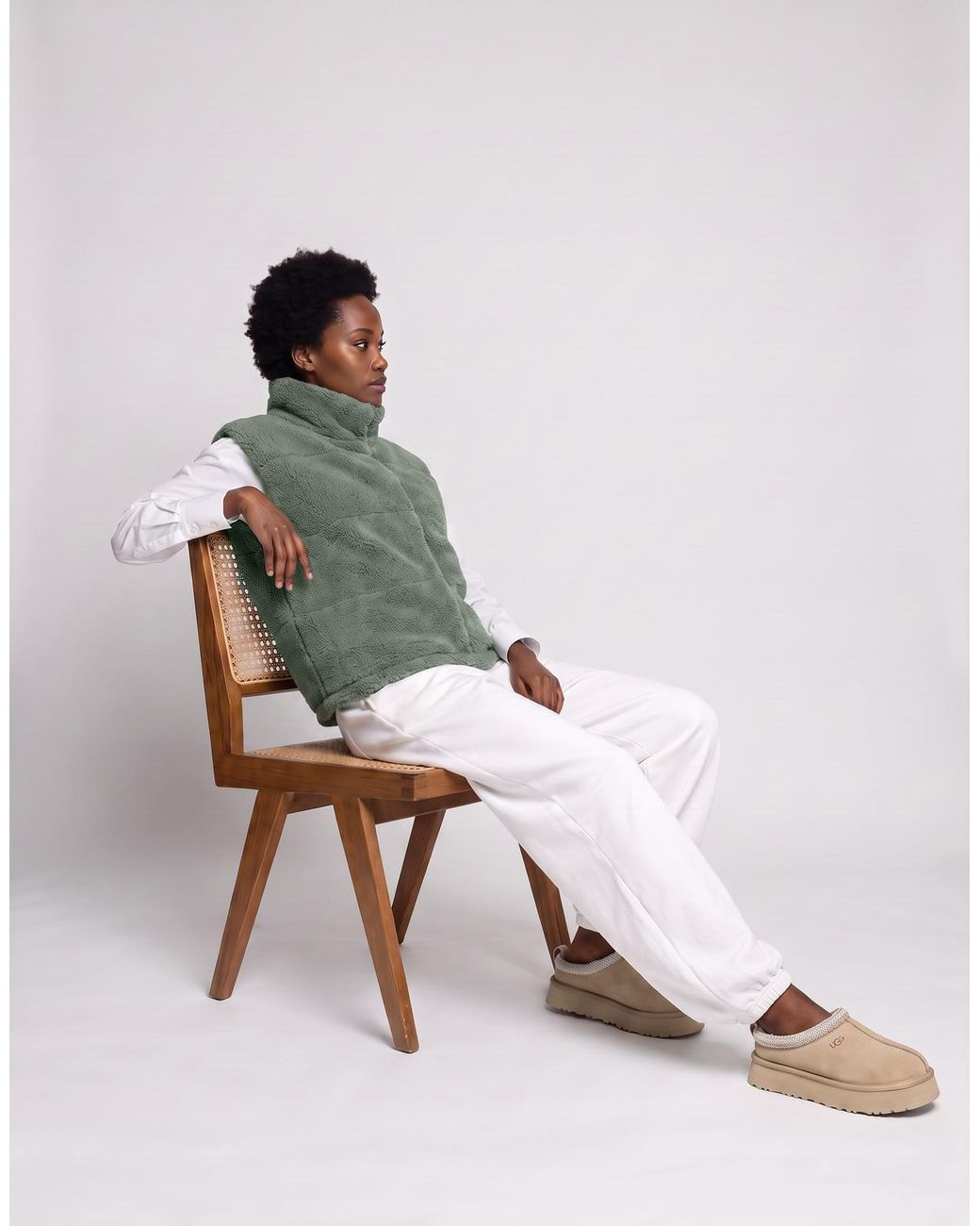 ONLY Green Duffel Coats Onlsandra Teddy