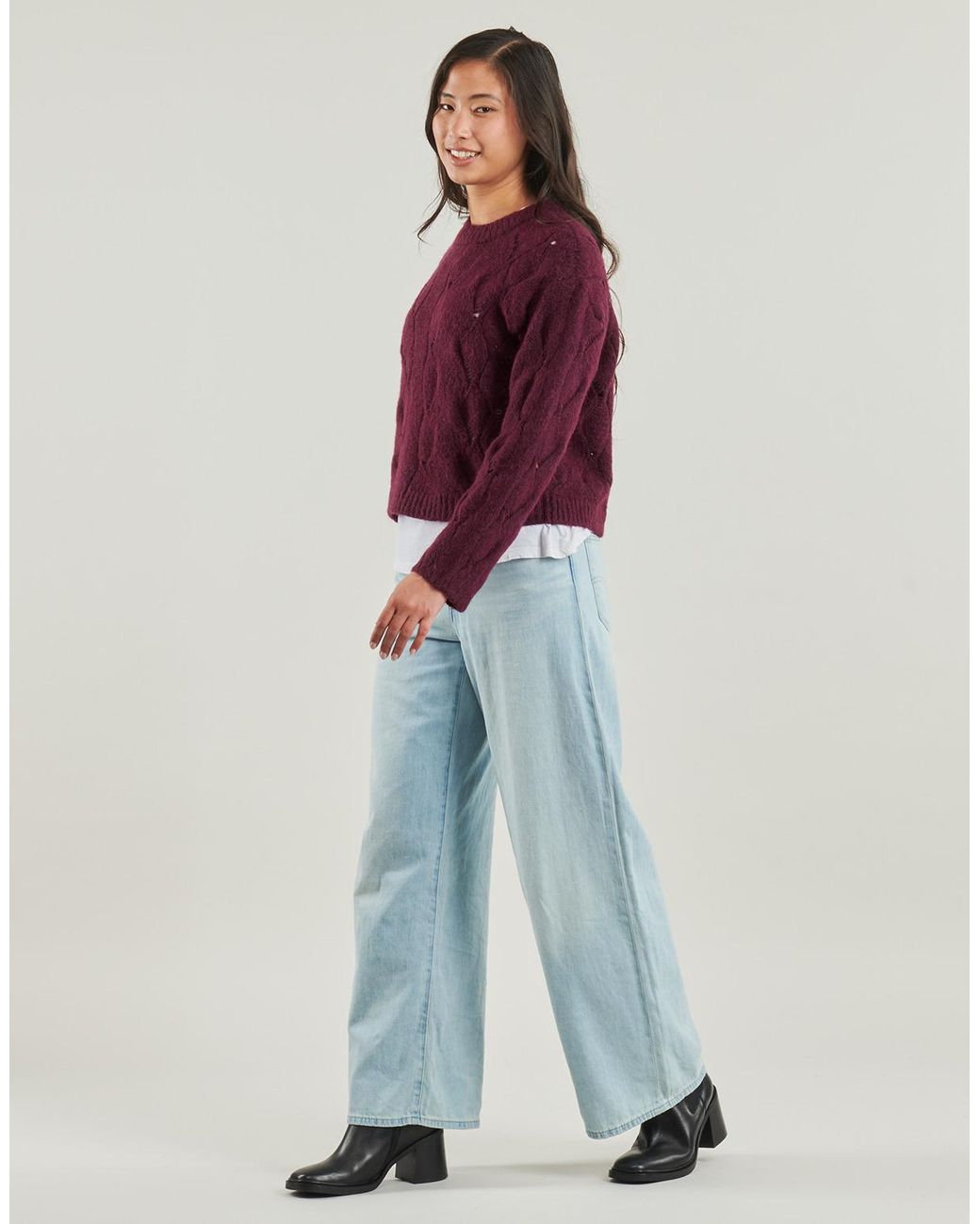 Vero Moda Purple Sweater Vmnewlina