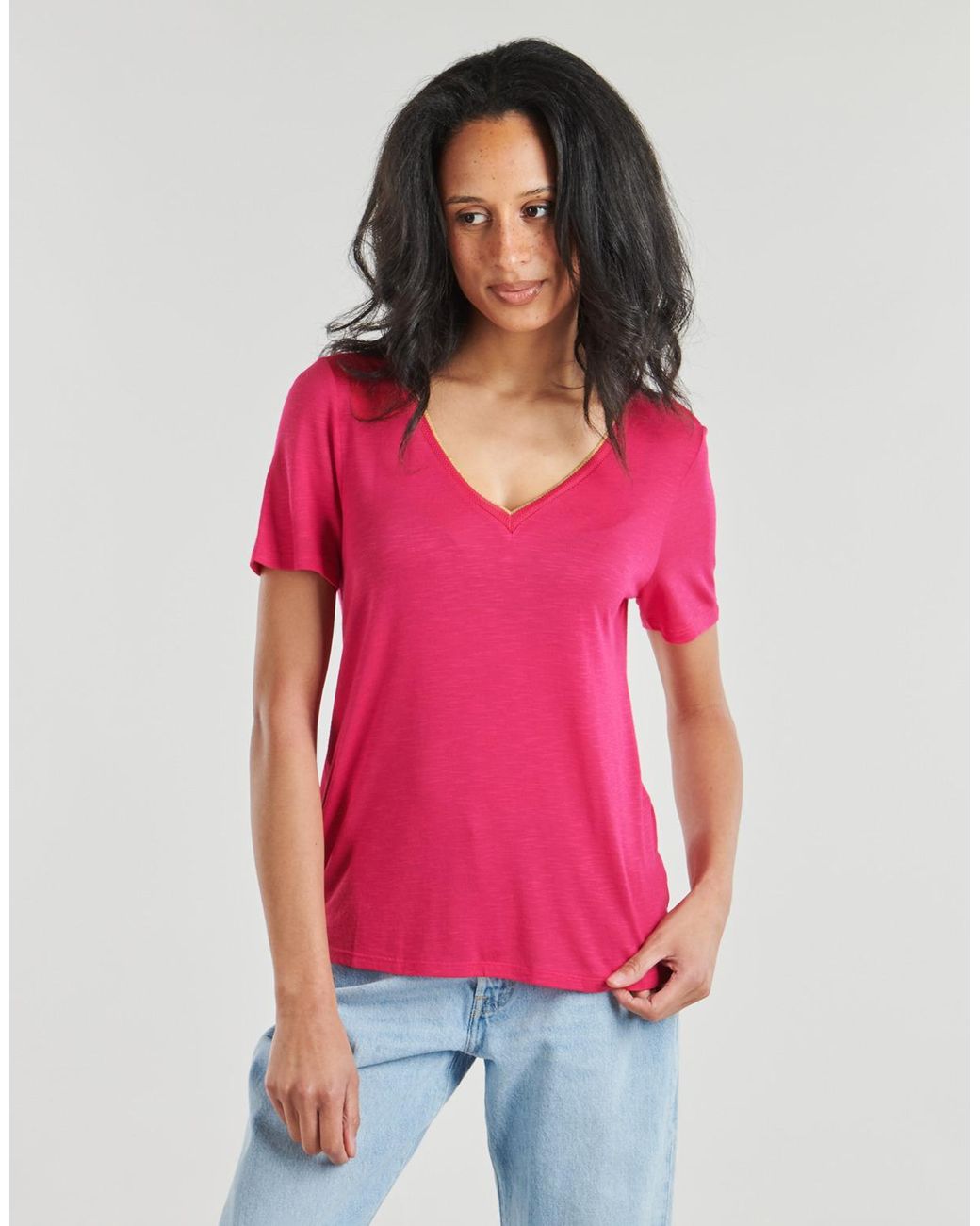 Vila Pink T Shirt Vinoel