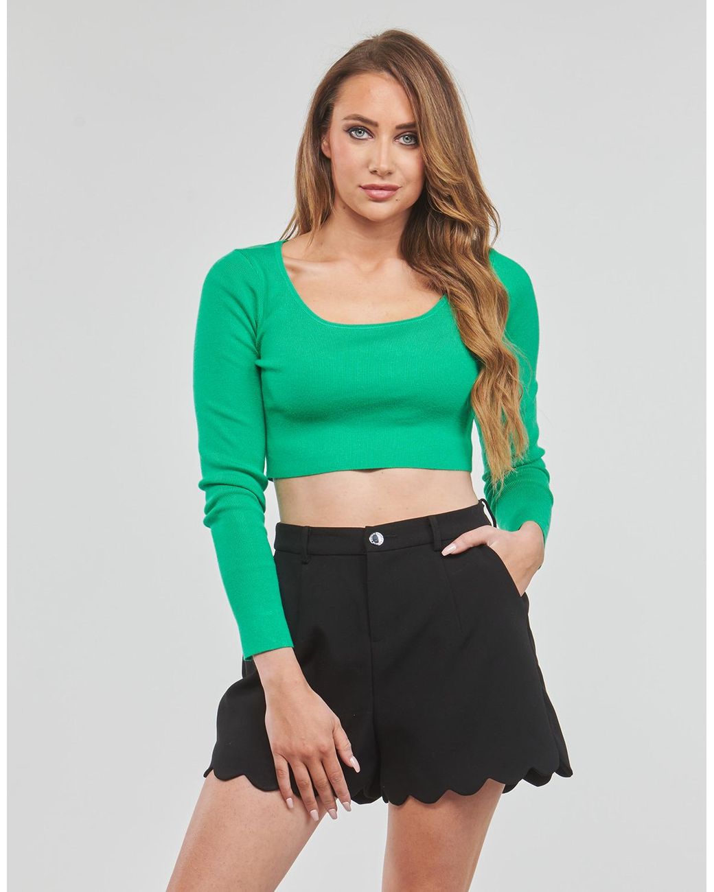 Moony Mood Green Blouse Delvi