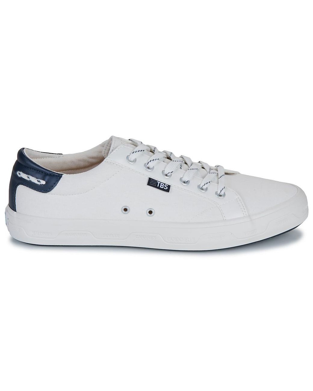 Tbs White Shoes (trainers) Lanzaro for men