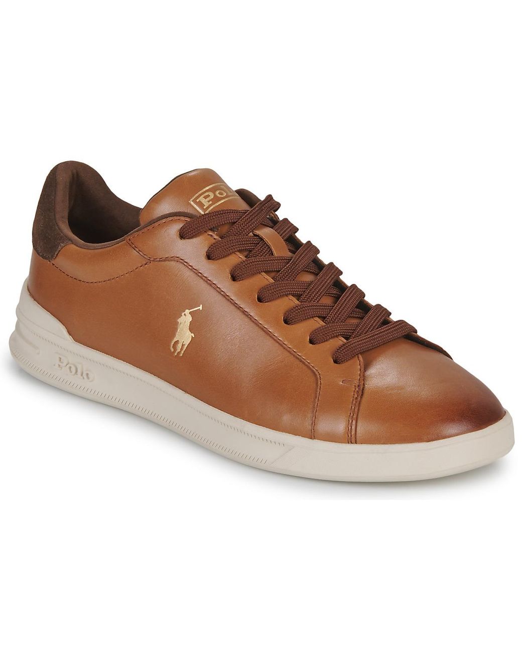 Polo Ralph Lauren Shoes (trainers) Heritage Court in Brown for Men ...