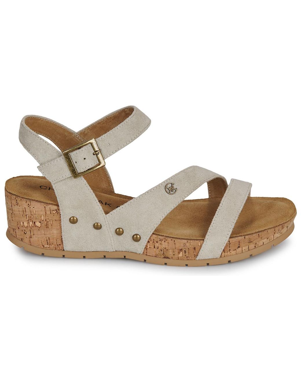 Chattawak Metallic Wedge Sandals Balis