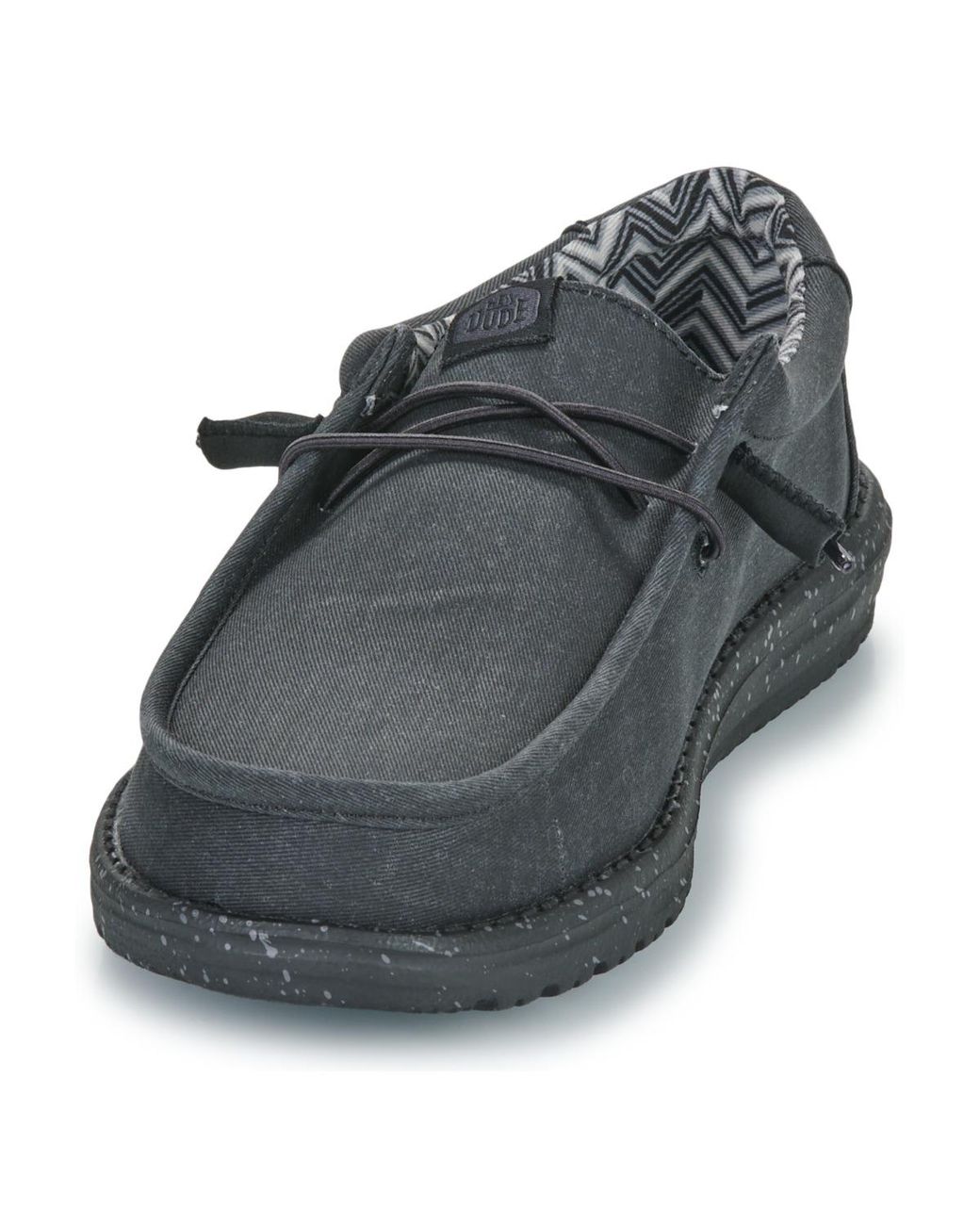 HeyDude Blue Slip-ons (shoes) Wally Canvas for men