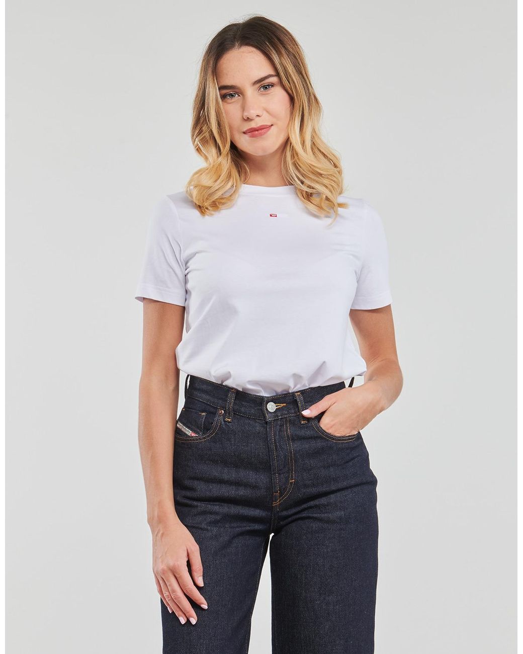 DIESEL Blue T-reg-microdiv T Shirt