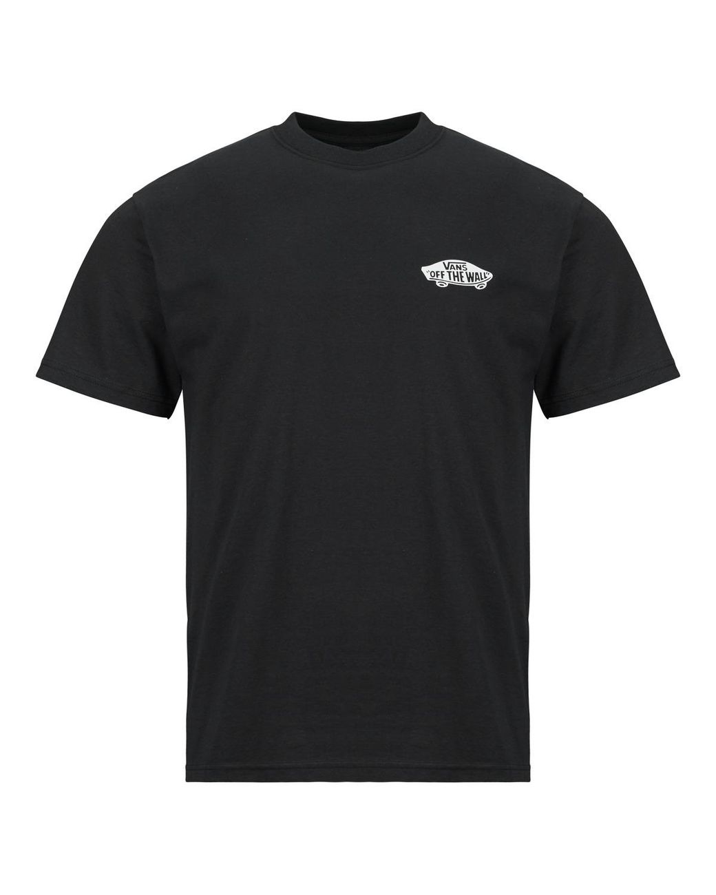 Vans Black T Shirt Double Standard Ss Tee for men
