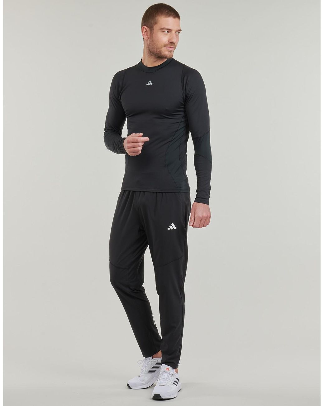 Adidas Blue Long Sleeve T-shirt Tf Cr Ls Tee M for men