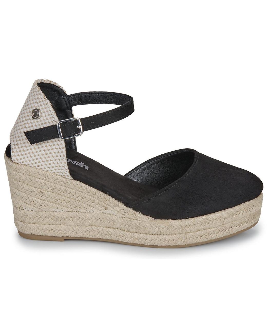 Refresh Black Sandals 172644