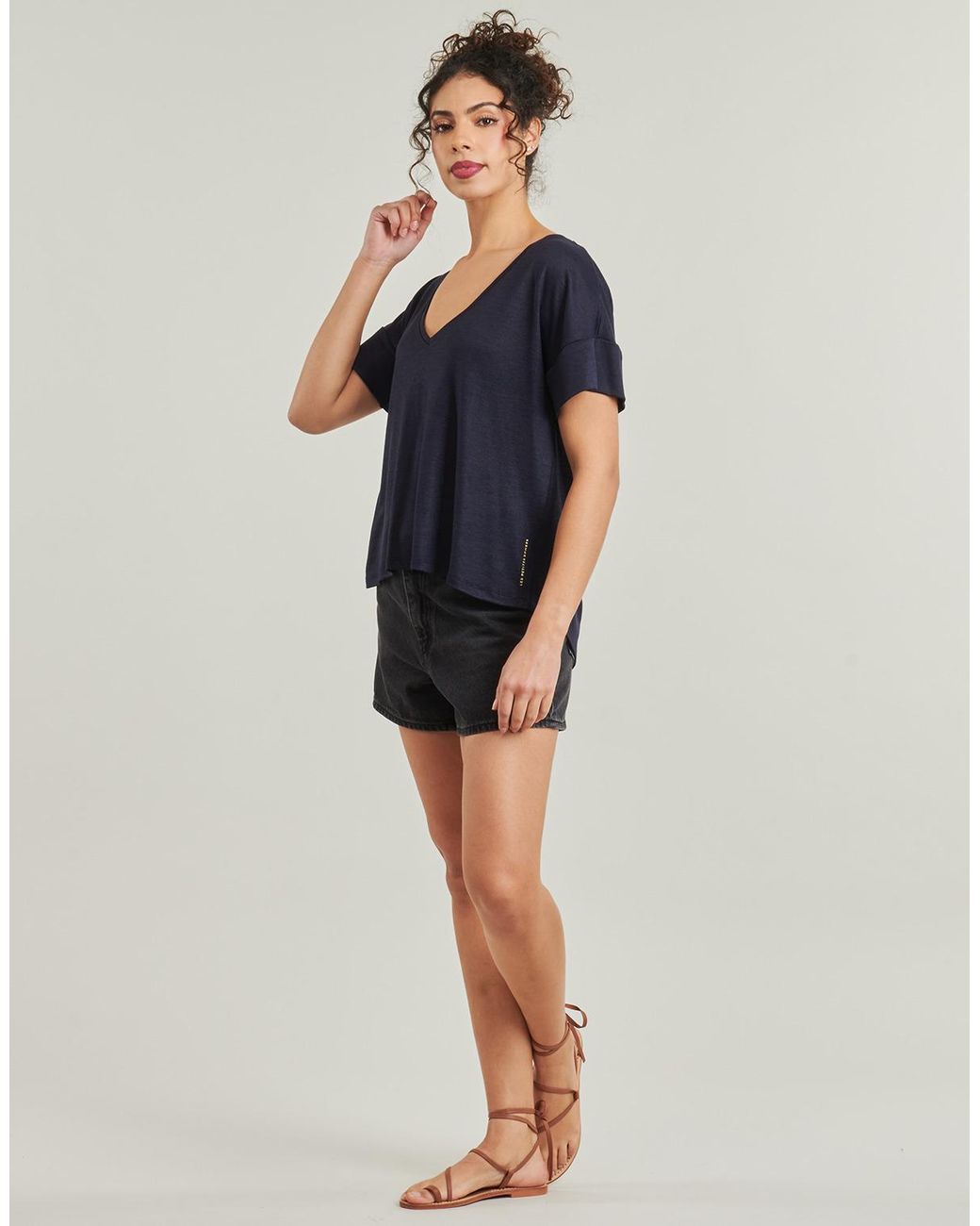 Les Petites Bombes Blue T Shirt Naline